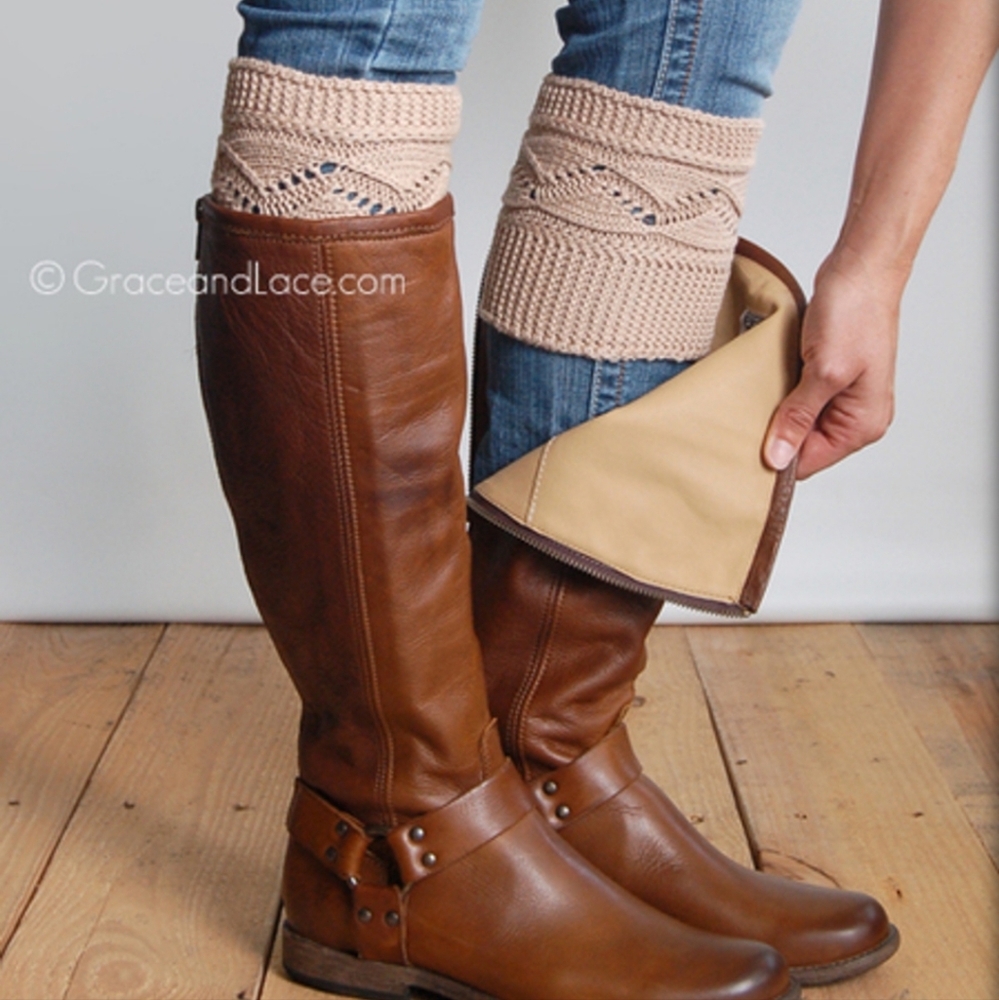 2 pairs of Grace & Lace boot cuffs